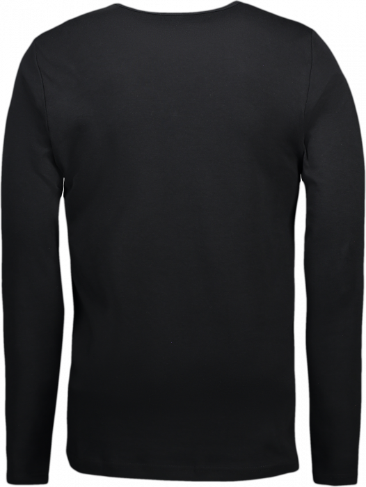 ID - Mens' Interlock T-Shirt Long-Sleeved - Noir