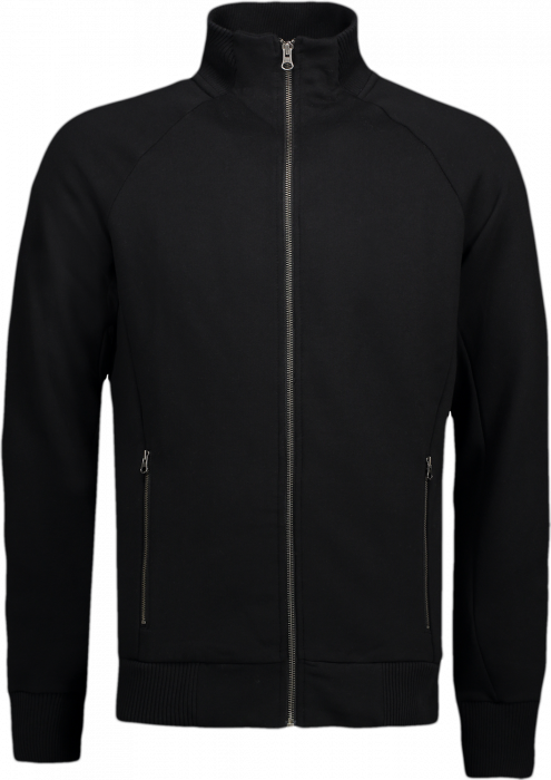 ID - Full Zip Sweat - Svart