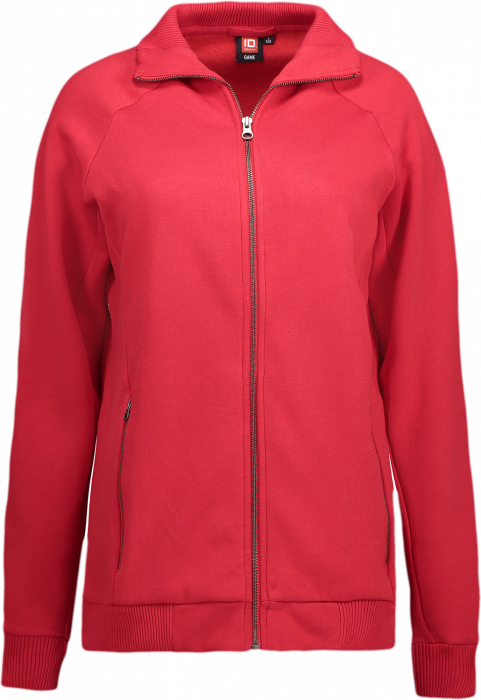 ID - Full Zip Sweat Woman - Rojo