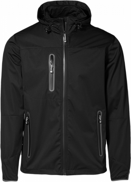ID - Men's Lightweight Soft Shell Jacket - Svart