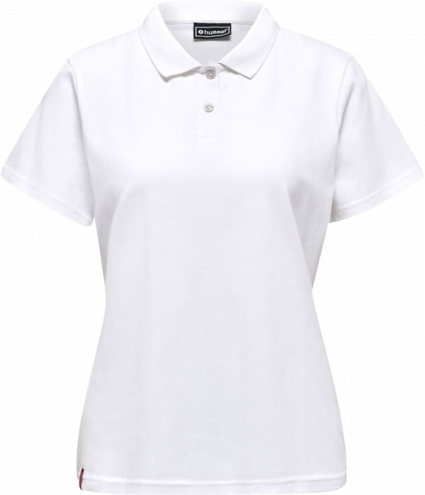 Hummel - Red Classic Polo Women - Blanco