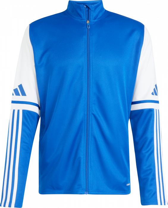 Adidas - Squadra 25 Træningstrøje Med Lynlås - T Royal Blue & hvid