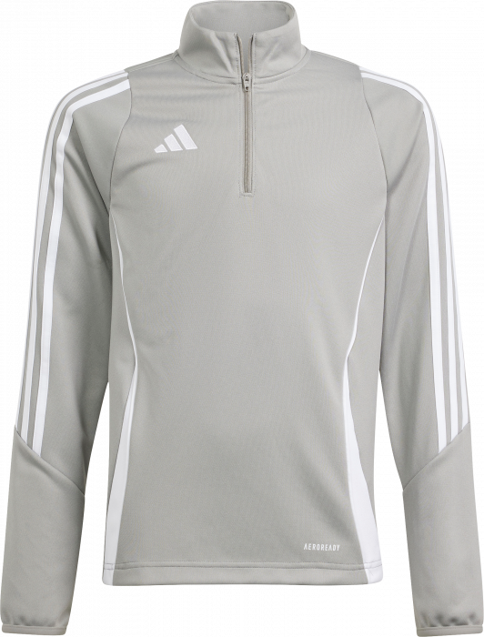 Adidas - Tiro 24 Training Top - Light Grey & blanco