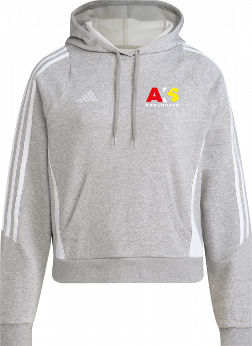 Adidas - Aks Sweat Hoodie Women - Grey Melange & blanco