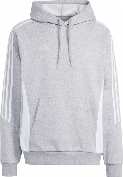 Adidas - Tiro 24 Hoodie - Light Grey & white