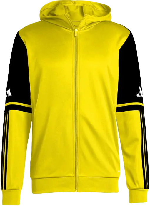 Adidas - Squadra 25 Hoodie With Full Zip - Amarillo & negro