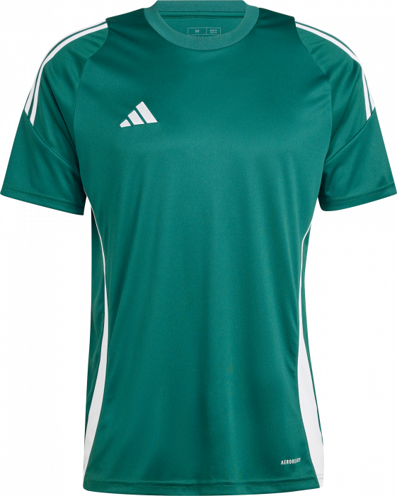 Adidas - Tiro 24 Player Jersey - T Dark Green & bianco