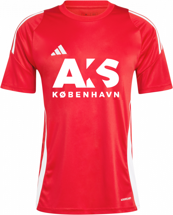 Adidas - Aks Trænings T-Shirt - T Power Red & hvid