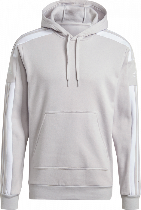 Adidas - Squadra 21 Hoodie Cotten - Light Grey & wit