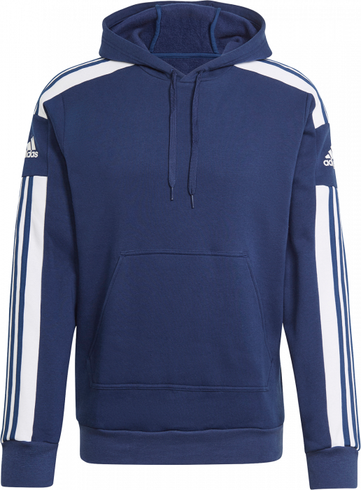 Adidas - Squadra 21 Hoodie Cotten - Granatowy & biały