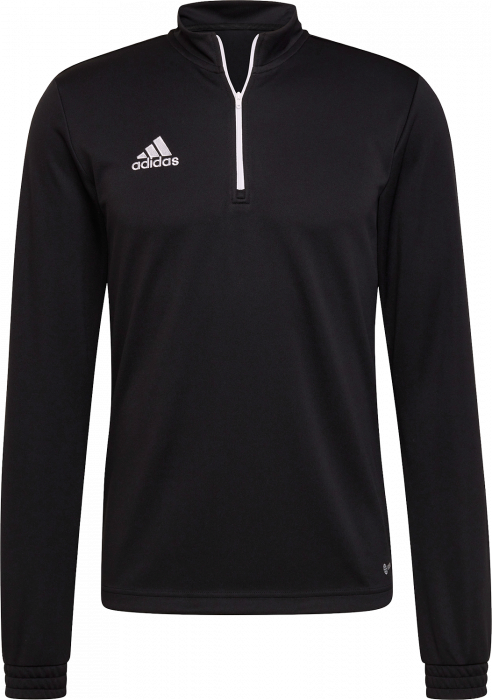 Adidas - Entrada 22 Træning Top With Half Zip Jr - Svart & vit