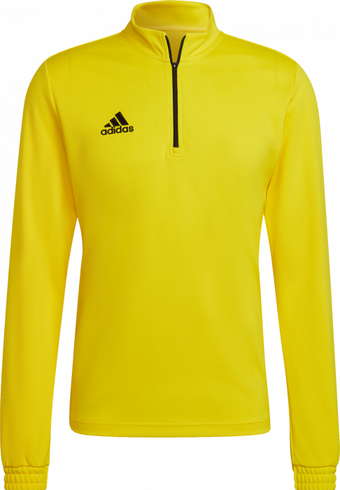 Adidas - Entrada 22 Træning Top With Half Zip - T Yellow & preto