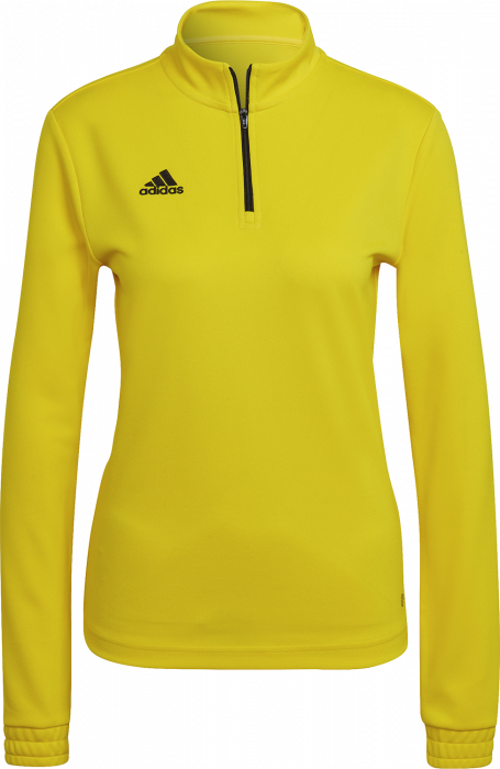 Adidas - Entrada 22 Træning Top With Half Zip Woman - Gelb