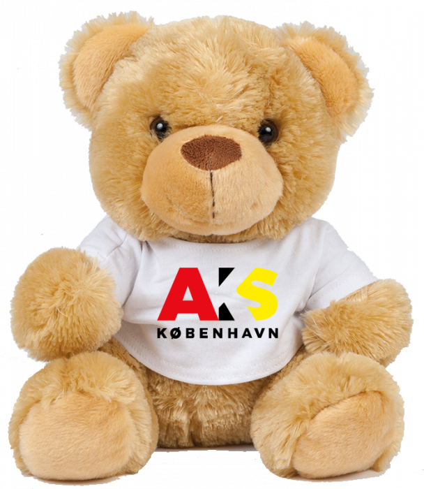 Sportyfied - Aks Mascot Teddy In Tshirt - Lysebrun