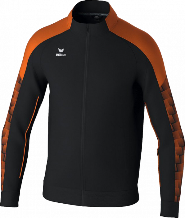 Erima - Evo Star Training Jacket Full Zip - Black & orange