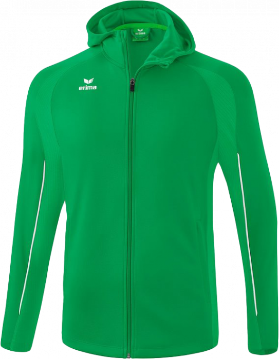 Erima - Ligs Star Traning Jacket With Hood - Emerald