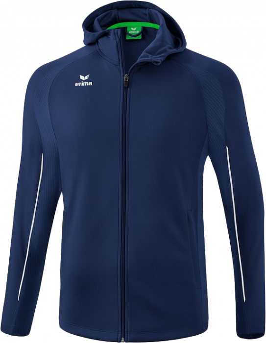 Erima - Ligs Star Traning Jacket With Hood - New Navy & weiß