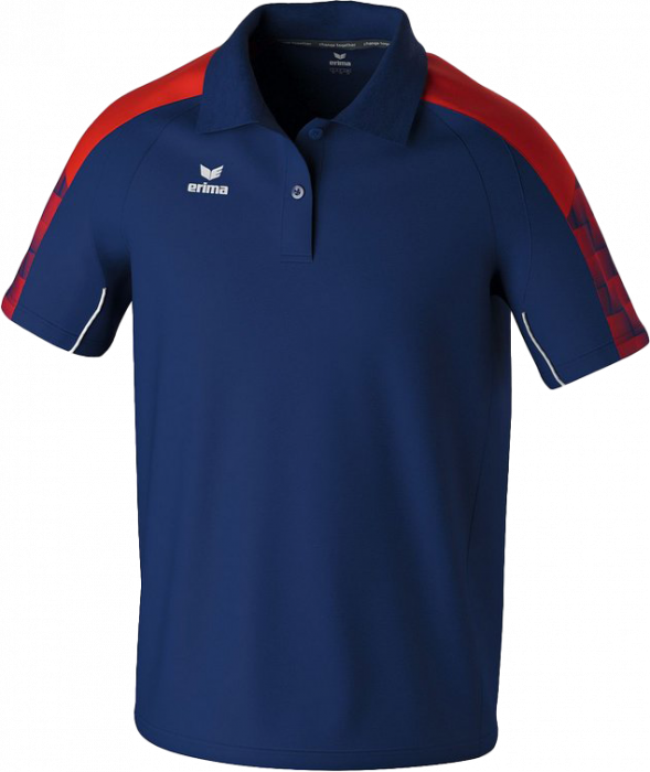 Erima - Evo Star Polo - New Navy & vermelho