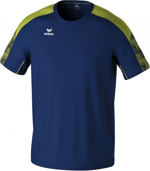 Erima - Evo Star Jersey - New Navy & green gecko