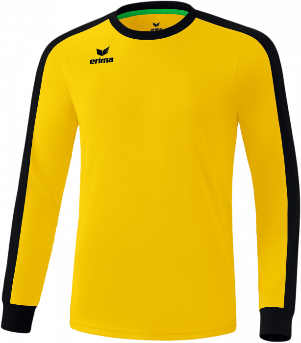 Erima - Retro Star Longsleeve Jersey - Yellow & schwarz