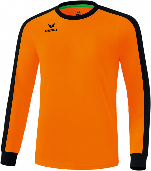 Erima - Retro Star Longsleeve Jersey - Orange & schwarz