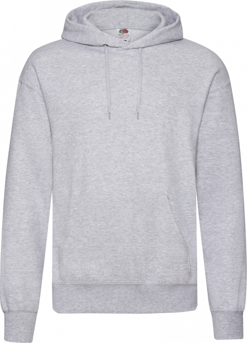 Fruit of the loom - Klassisk Hoodie - Heather Grey