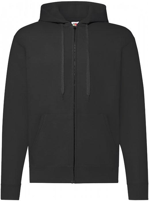 Fruit of the loom - Classic Hodded Sweat Jacket - Black