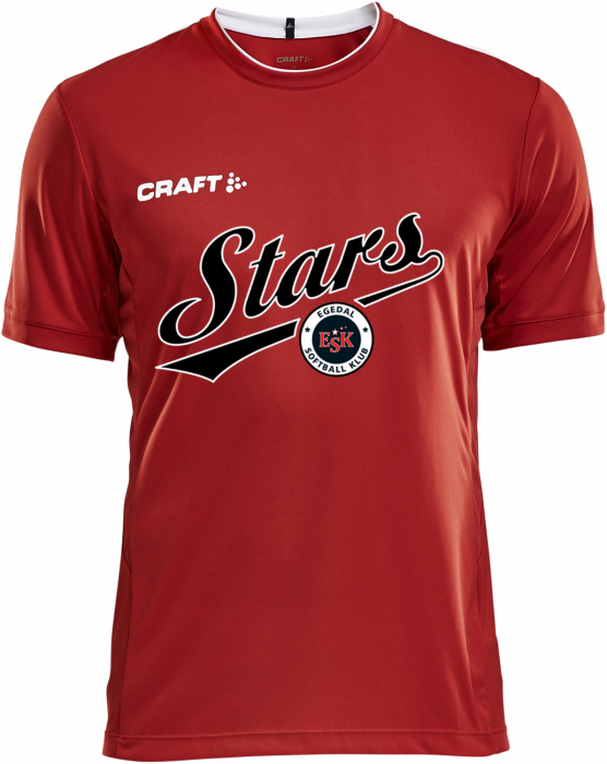 Craft - Esk Training Tee - Czerwony & biały