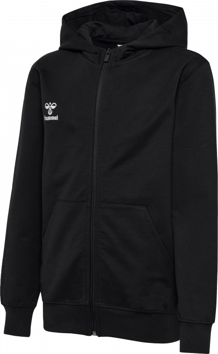 Hummel - Go 2.0 Hoodie W. Zip Kids - Schwarz