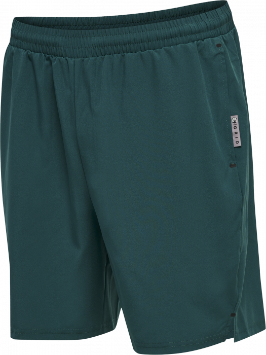 Hummel - Move Grid Vævet Shorts - Deep Teal