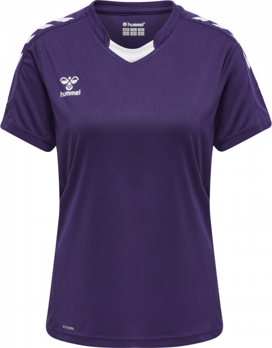 Hummel - Core Xk Poly Jersey Women - Purple Reign & vit