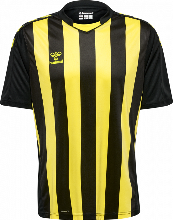 Hummel - Core Xk Striped Jersey Jr - Black & yellow