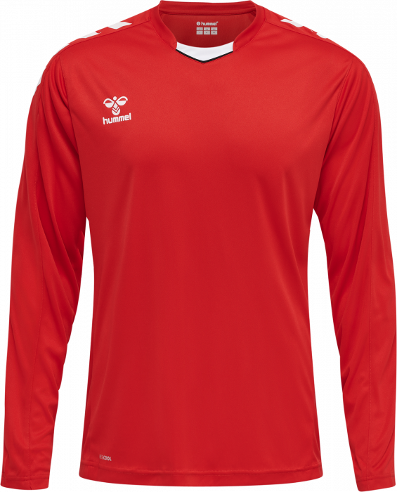 Hummel - Core Xk Poly Jersey Long - True Red & wit