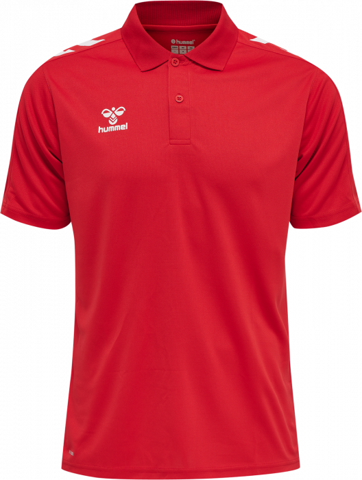 Hummel - Core Xk Polo - True Red & weiß