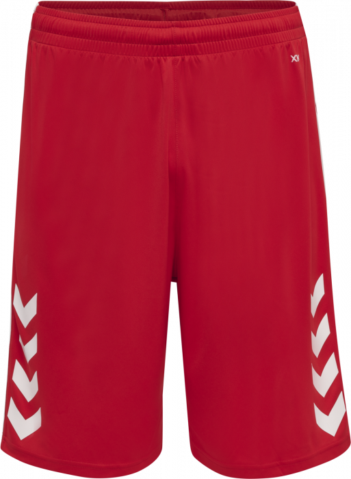 Hummel - Core Xk Basket Shorts - True Red & vit