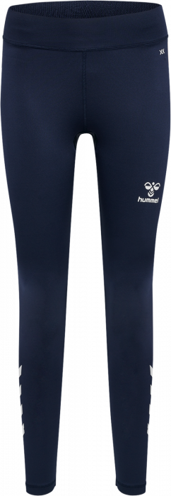 Hummel - Core Xk Tights Women - Marine & weiß