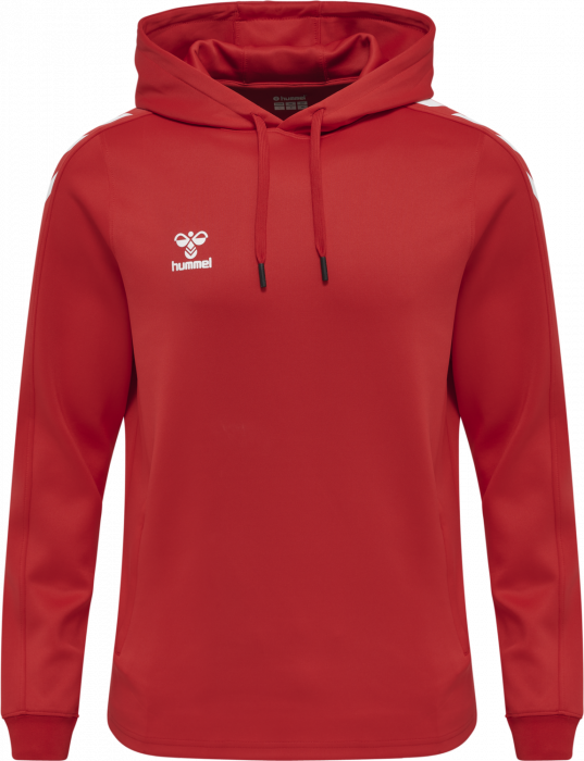 Hummel - Core Xk Hoodie - True Red & wit