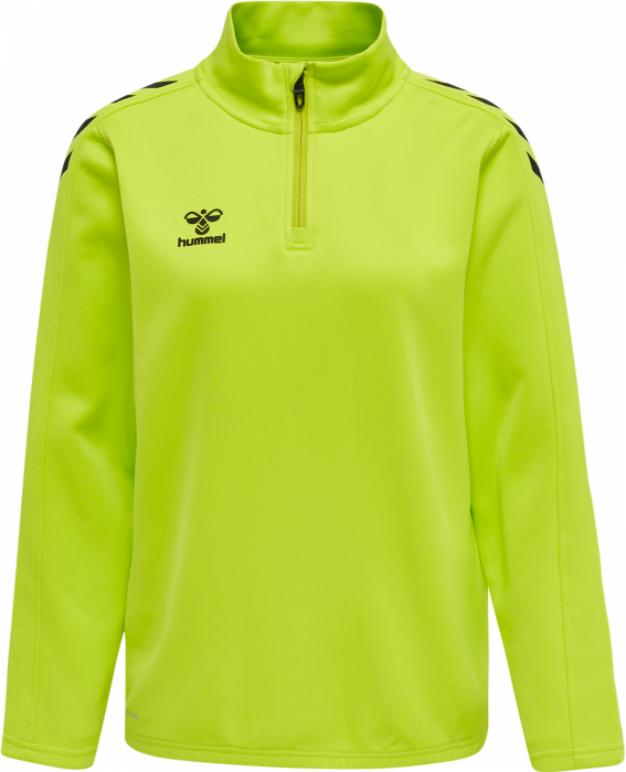 Hummel - Core Xk Half Zip Sweater Women - Lime & nero