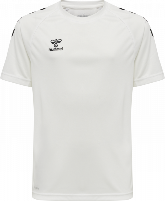 Hummel - Core Xk Poly T-Shirt Jr - Wit & zwart