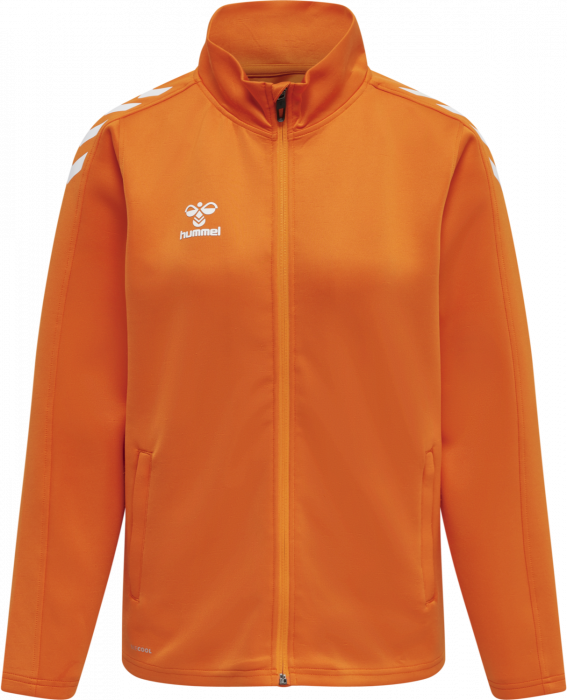 Hummel - Core Xk Poly Sweatshirt Women - Orange & blanco