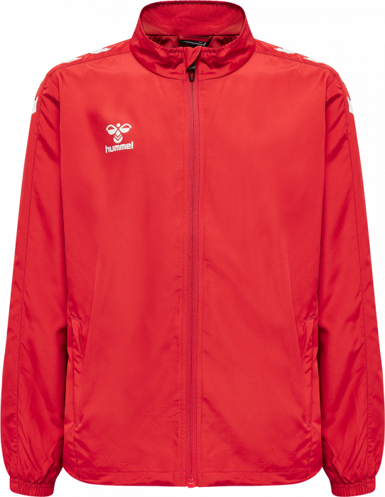 Hummel - Core Xk Micro Jacket Kids - True Red & bianco