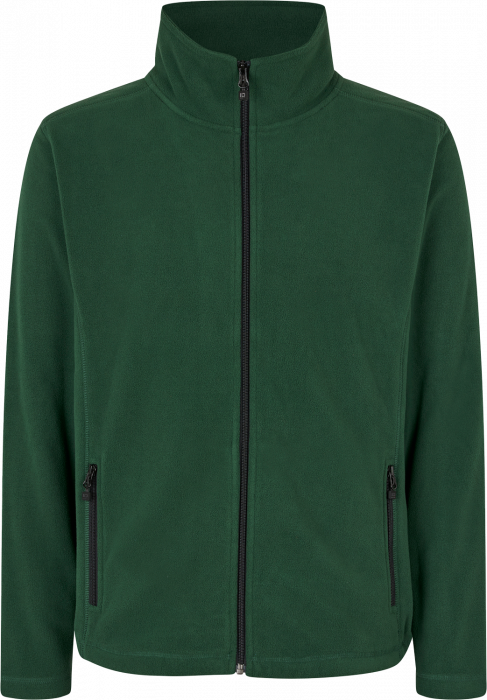 ID - Micro Fleece Cardigan Men - Bottle Green