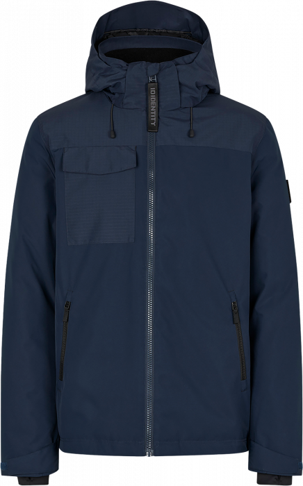 ID - Hooded Winter Jacket Men - Marine