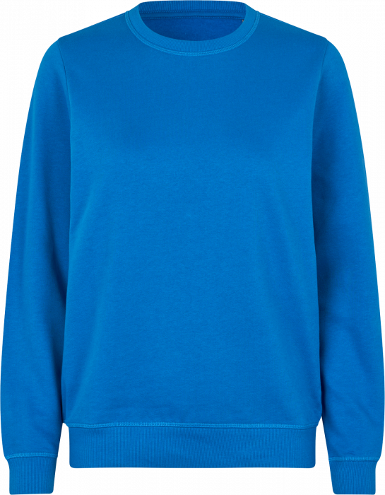 ID - Organic Cotton Sweatshirt Women - Azur