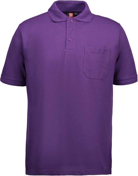 ID - Pro Wear Poloshirt Med Lomme - Lila