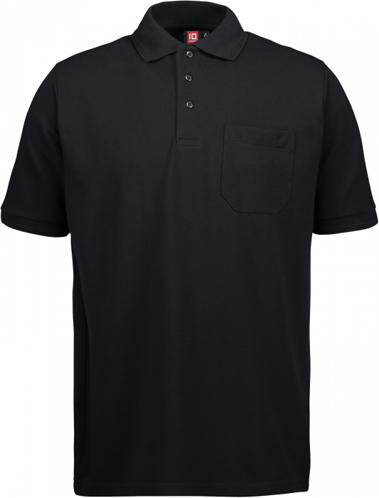 ID - Pro Wear Poloshirt Med Lomme - Czarny