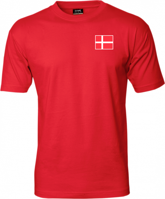 ID - Danmarks Cotton T-Shirt - Rot