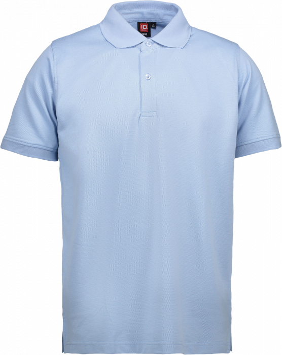 ID - Piqué Mens Poloshirt - Lichtblauw