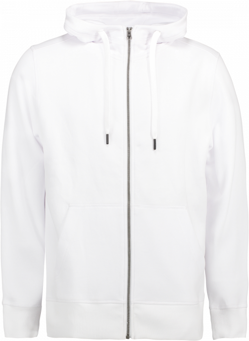 ID - Hoodie W. Zip  (Mens) - Wit