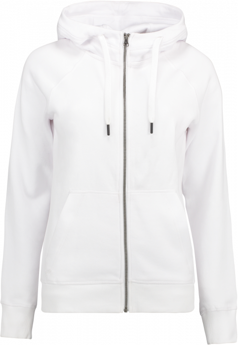 ID - Hoodie W. Zip  (Woman) - Branco